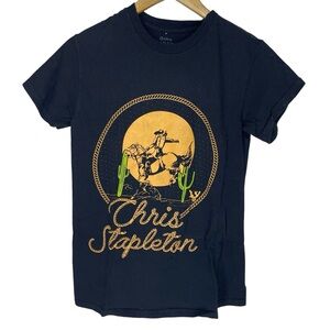 Chris Stapleton Black Graphic T-Shirt small